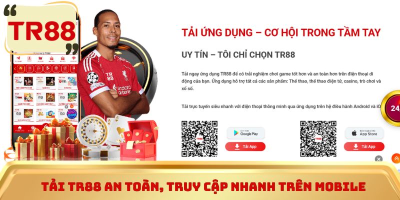 Tải TR88 an toàn, truy cập nhanh trên mobile